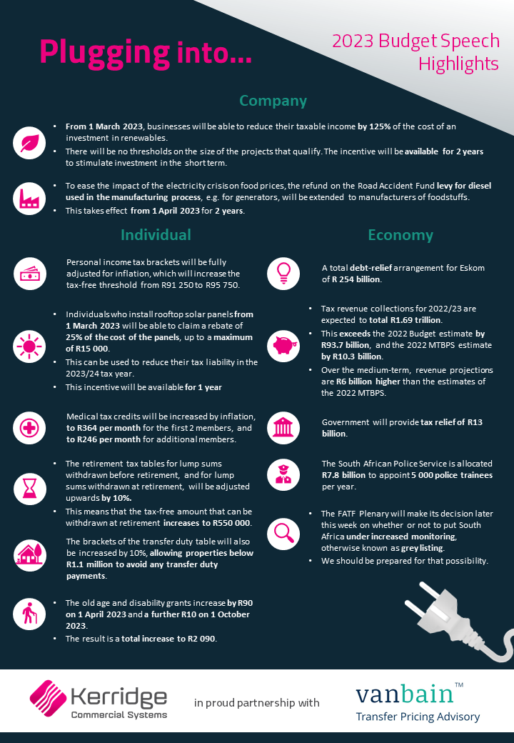 KCS SA - Finance update - Budget speech highlights graphic - V2