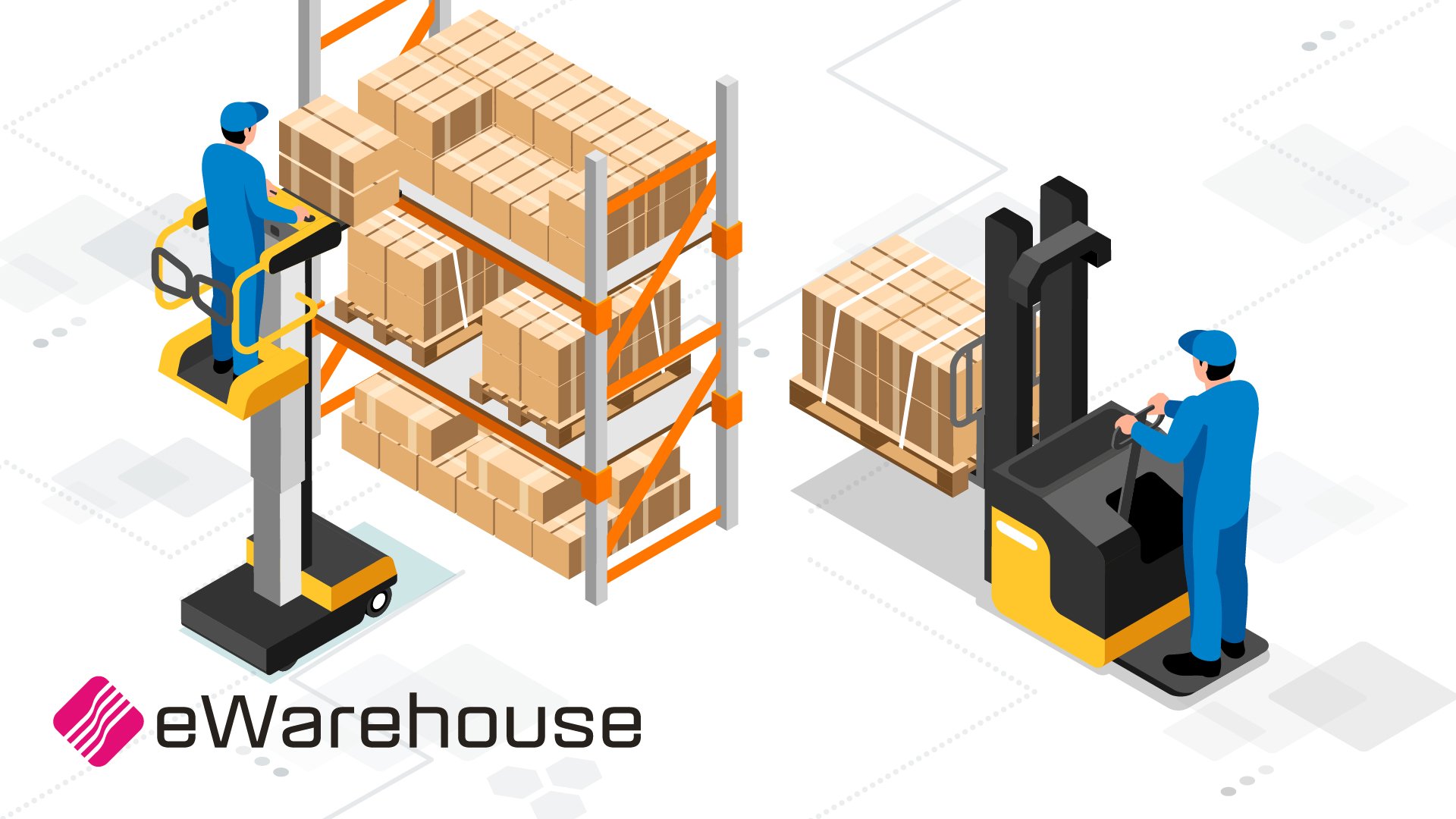 eWarehouse magazijn met slim cross-docking